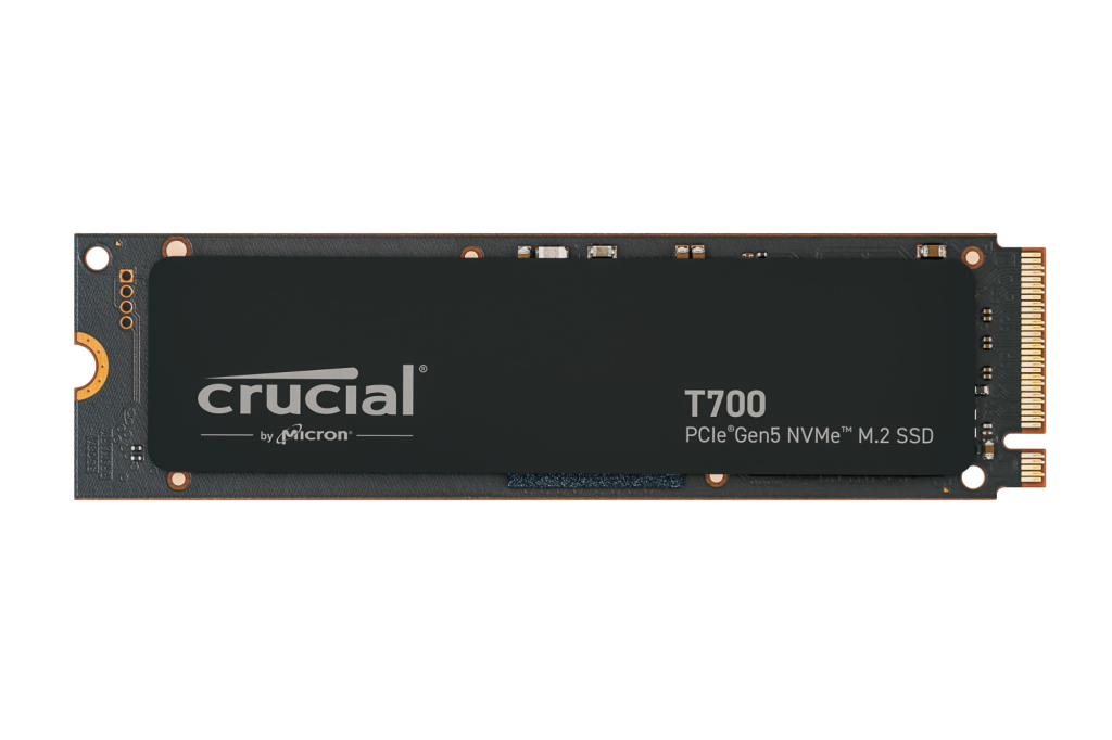  <b>M.2 NVMe SSD:</b> 1TB T700, PCIe Gen5, Read: 11700MB/s, Write: 9500MB/s, 600 TBW  